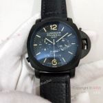 Replica Panerai Luminor GMT PAM 317 Watch Black Case Brown Markers